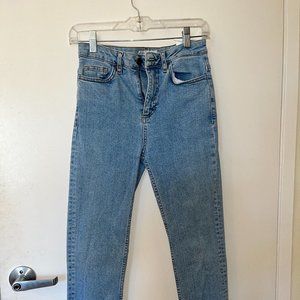 Subdued Straight, Legged Jeans, Size 26